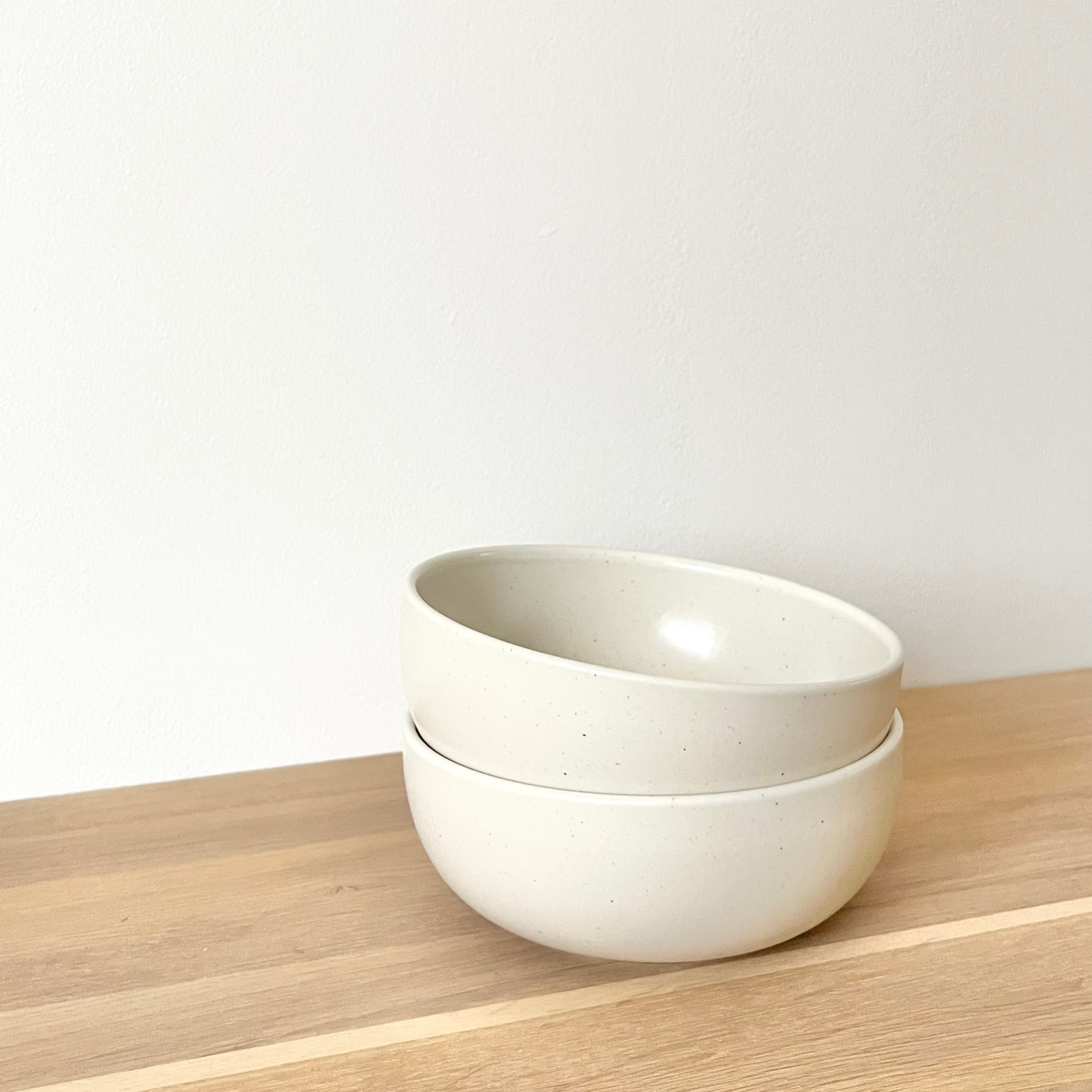 Bol à soupe/céréales "Omi" Écru - Grès fin