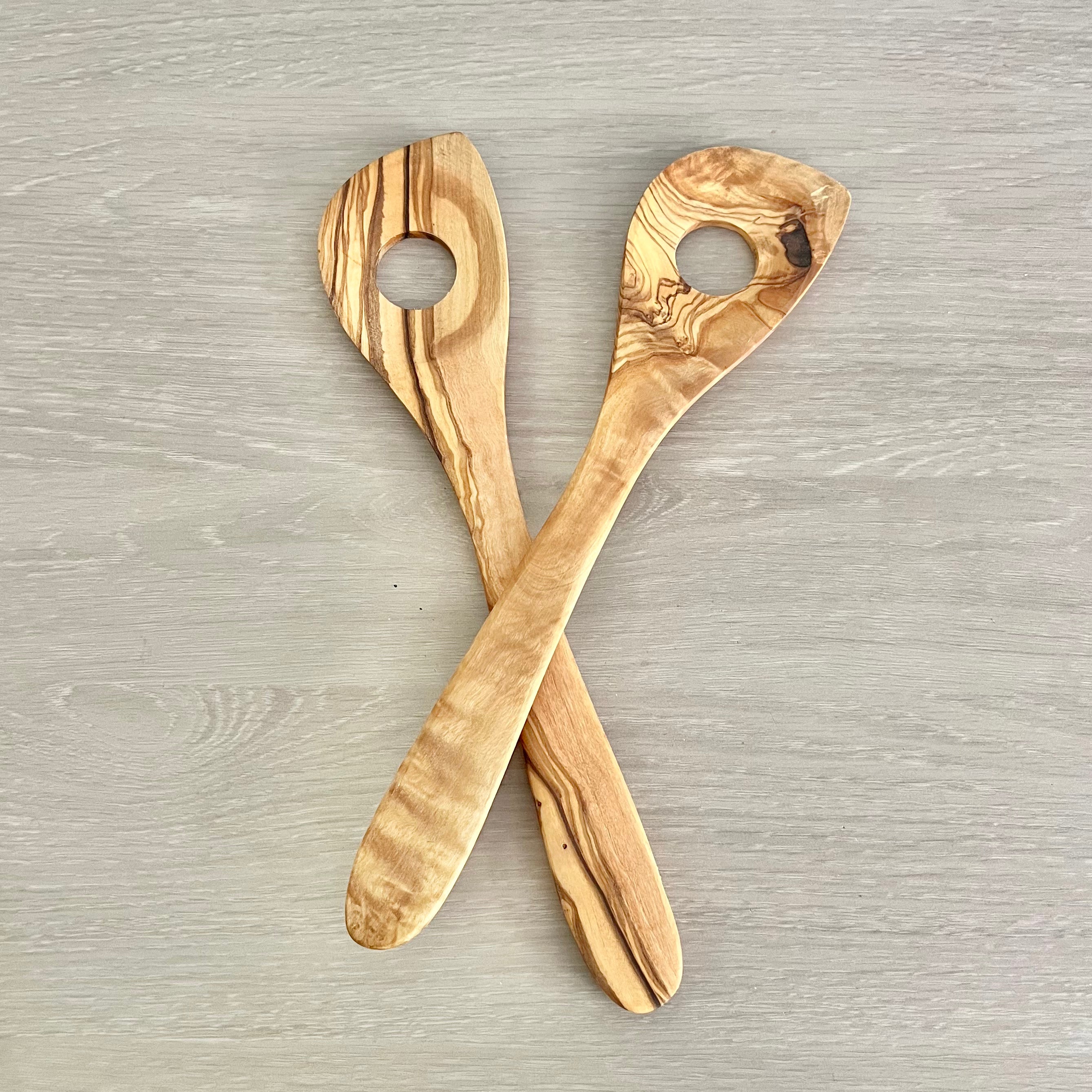 Cuillère à risotto - Bois d'olivier 100% naturel