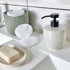 Distributeur de Savon "Malo" Écru - Grès fin