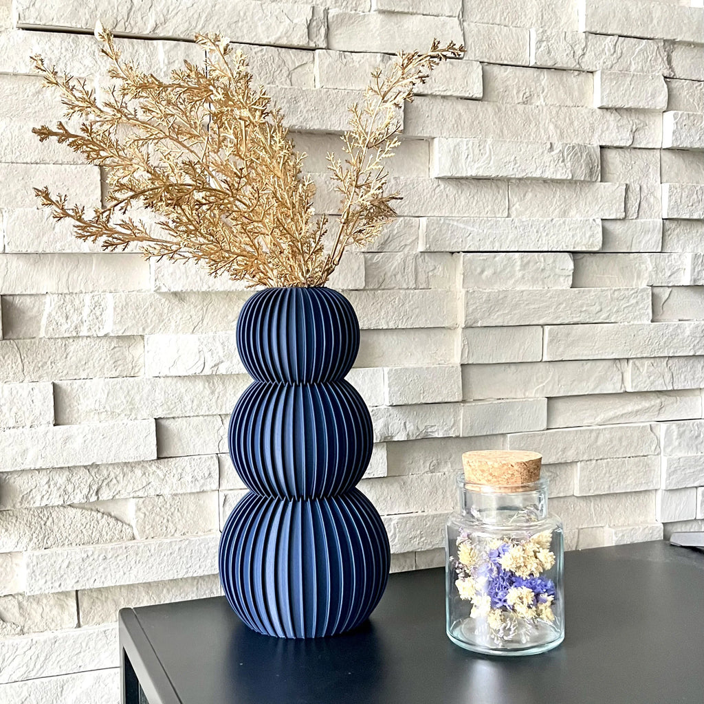 Flacon de fleurs séchées "Thaïs" - Verre & Fleurs