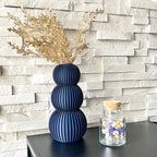 Flacon de fleurs séchées "Thaïs" - Verre & Fleurs