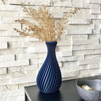 Vase "Ariel" Blanc - Amidon de maïs/bois recyclé