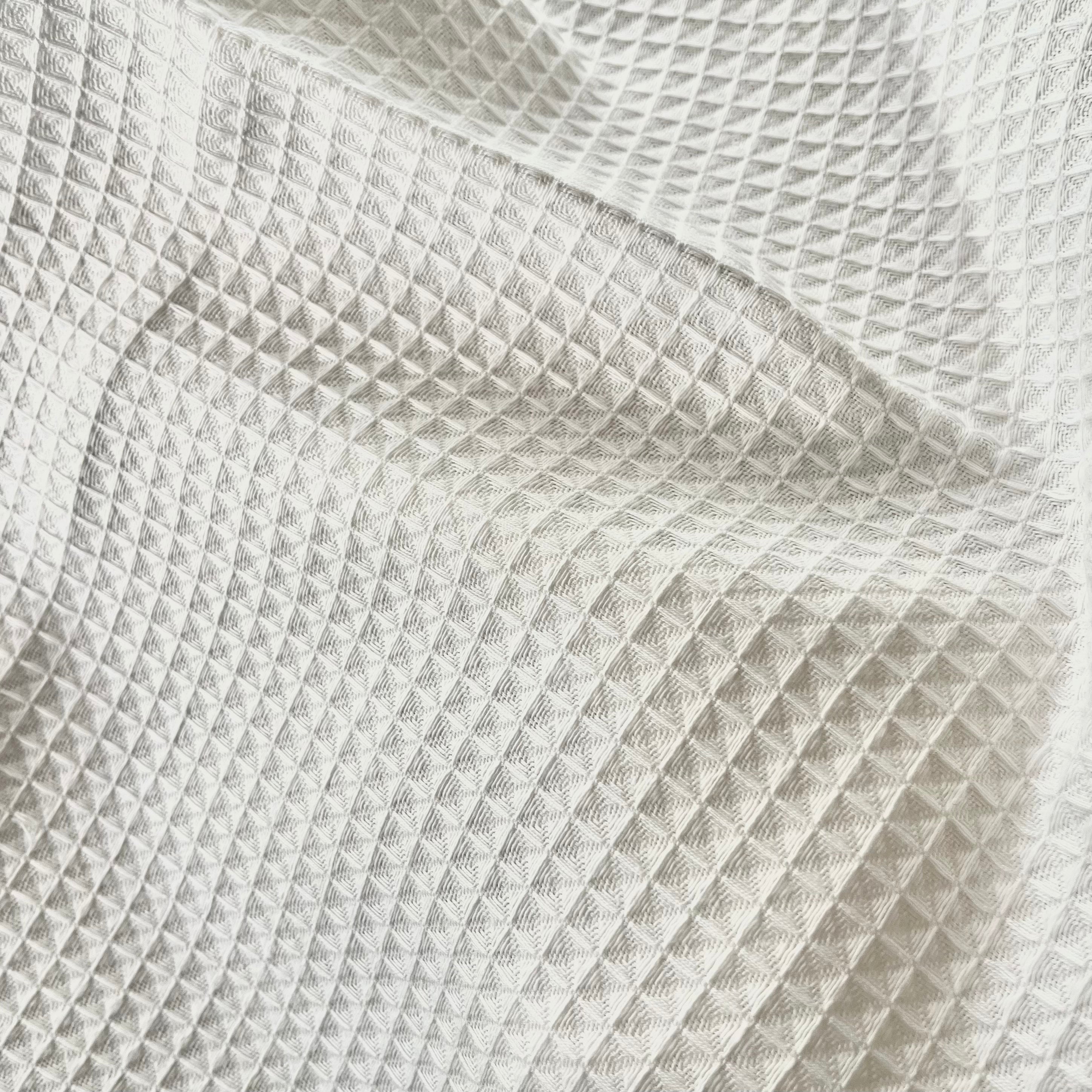 Torchon de cuisine gaufré Blanc - 100% coton