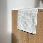 Torchon de cuisine gaufré Blanc - 100% coton