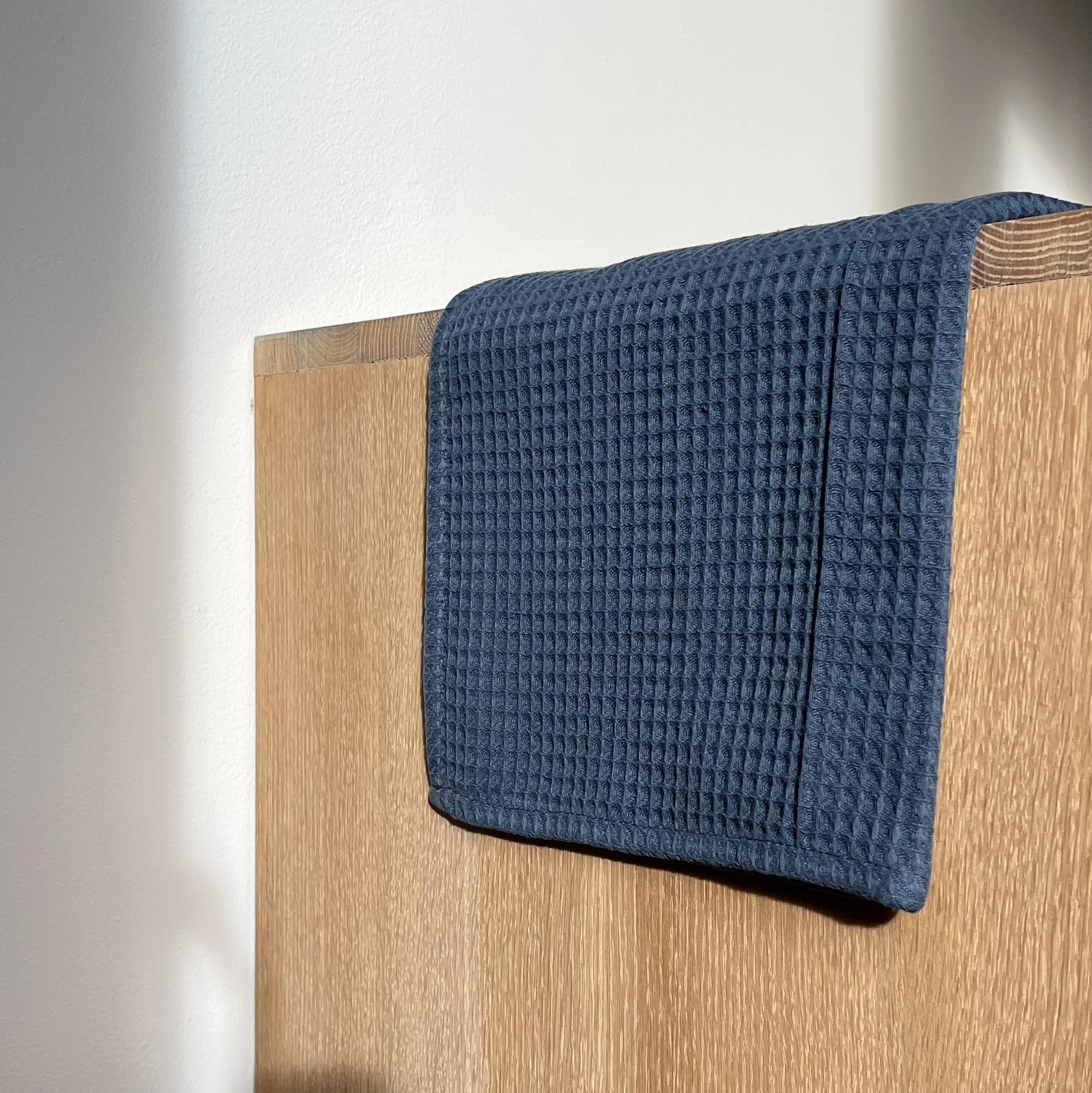 Torchon de cuisine gaufré Blanc - 100% coton