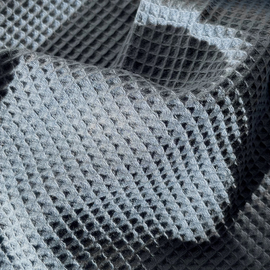 Torchon de cuisine gaufré Bleu marine - 100% coton