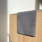 Torchon de cuisine gaufré Blanc - 100% coton