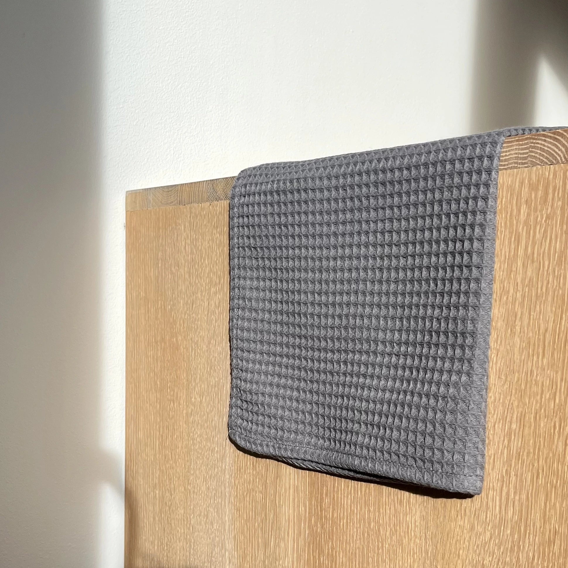 Torchon de cuisine gaufré Blanc - 100% coton