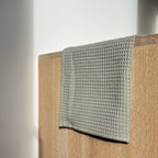 Torchon de cuisine gaufré Blanc - 100% coton