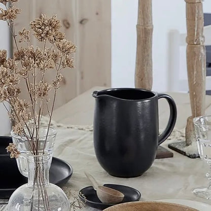Carafe "Omi" Noir - Grès fin
