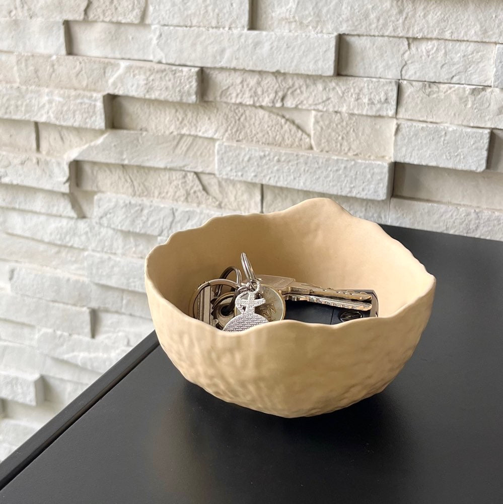 Vide-poches "Flo" Moka - Résine acrylique