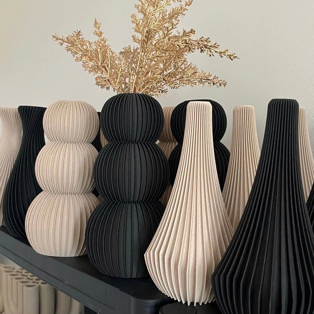 Soliflore "Ana" Crème - Amidon de maïs/bois recyclé