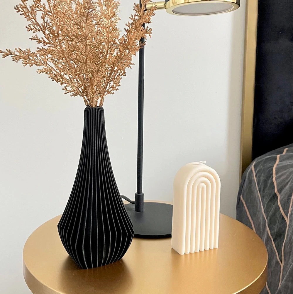 Soliflore "Ana" Crème - Amidon de maïs/bois recyclé