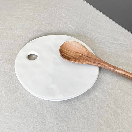 Planche de service rond "Saveria" - Grès fin