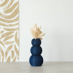 Vase "Neo" Blanc - Amidon de maïs/bois recyclé