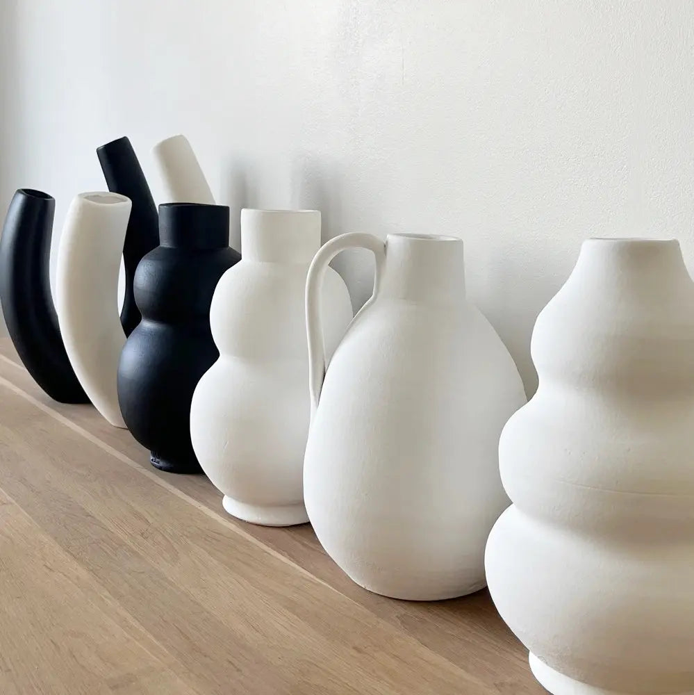 Vase "Palma" Blanc - Céramique