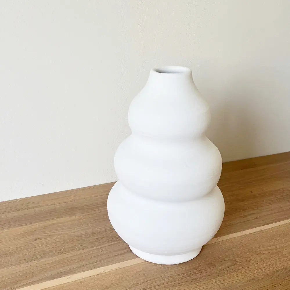 Vase "Palma" Blanc - Céramique